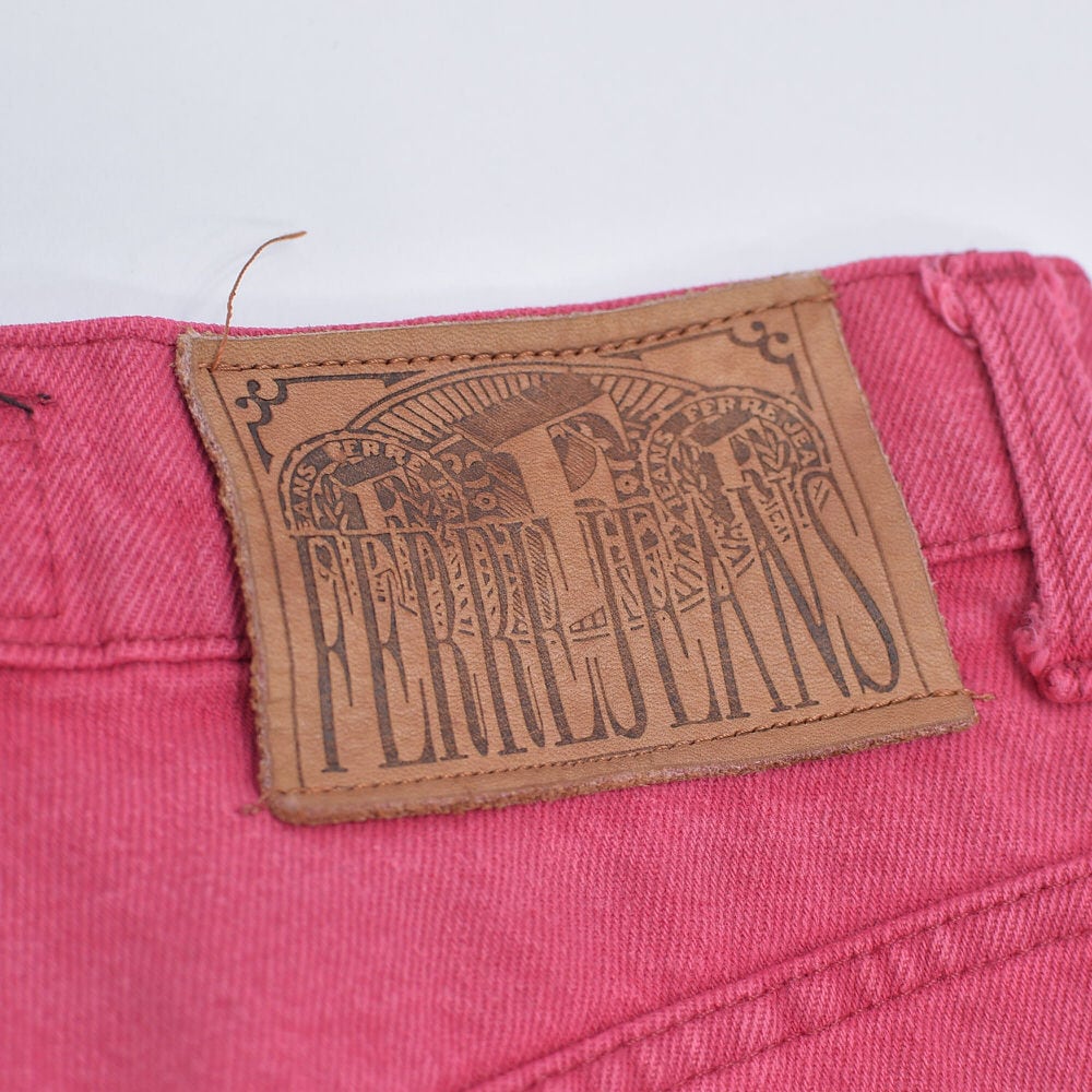 80～90s イタリア製 FERRE JEANS カラー デニムパンツ ジャンフランコ