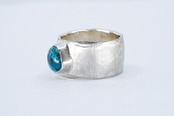 R-111 Bark Ring(L) turquoise