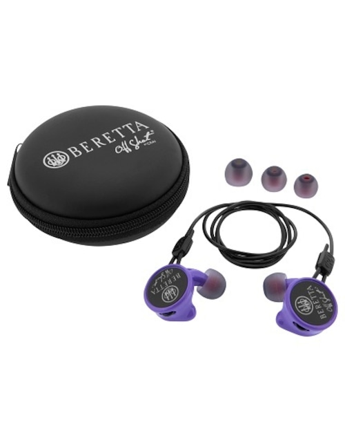 ベレッタ イヤホン ミニヘッドセット（パープル）/Beretta Earphones Mini Headset Comfort Plus - Purple