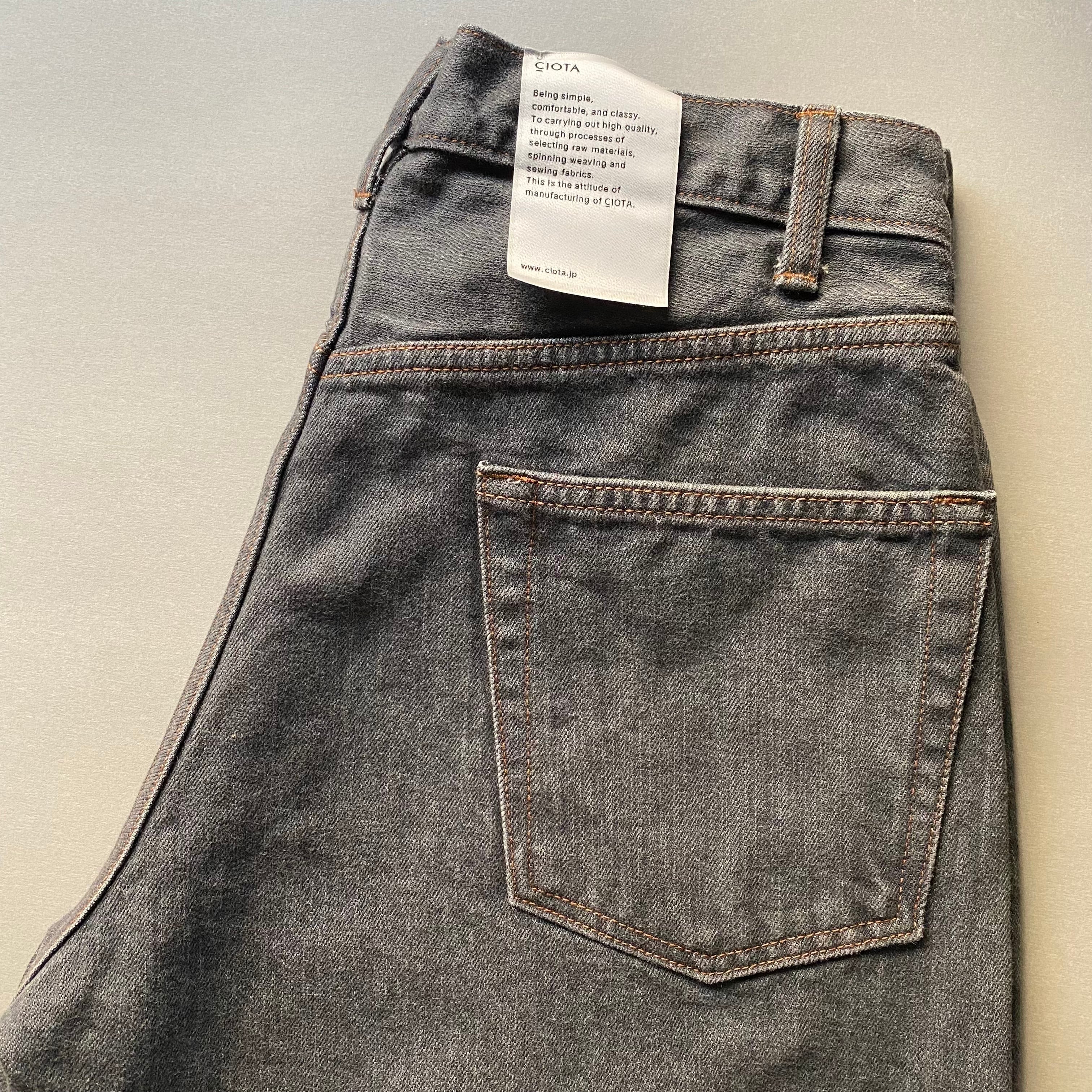 CIOTA｜スビンコットン Wide Tapered 5 Pocket Pants13.5oz Medium