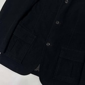 E.Z by ZEGNA エルメネジルド ゼニア ステンカラー ジャケット M/ブラック メンズ