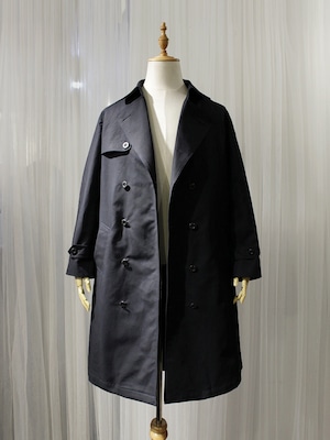 G.E.R (Garage.U.W Exclusive Reciprocity) HighDensity-GABA BLACK TRENCH COAT