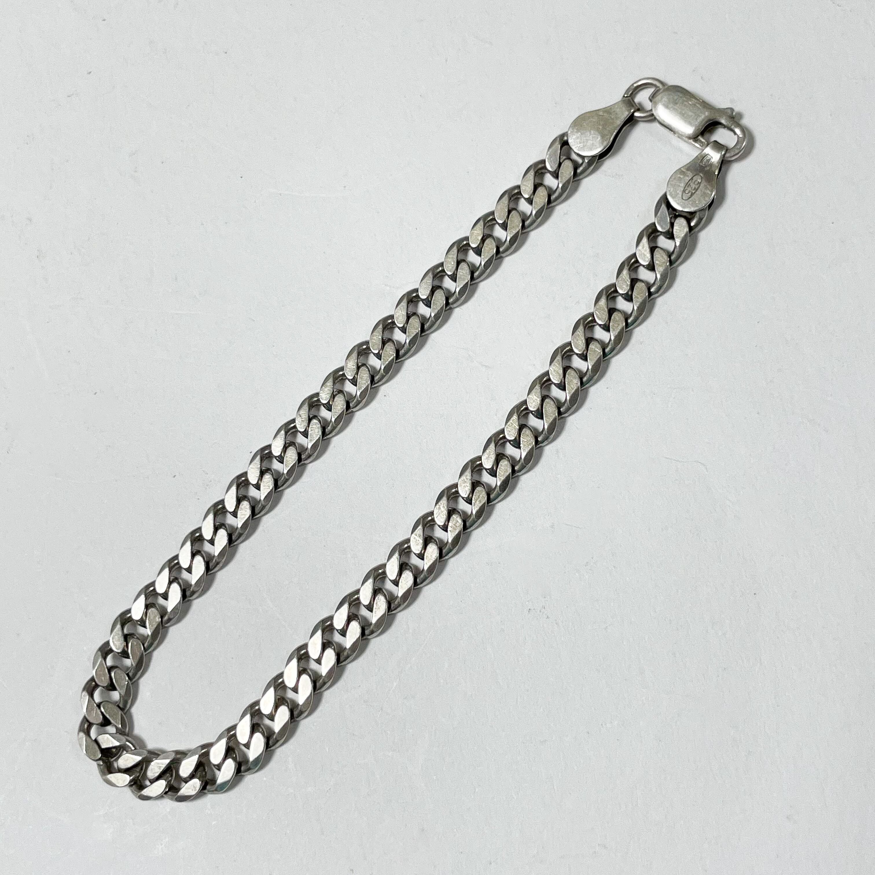 Old 925 Silver Chain Bracelet Made In Italy | CORNER