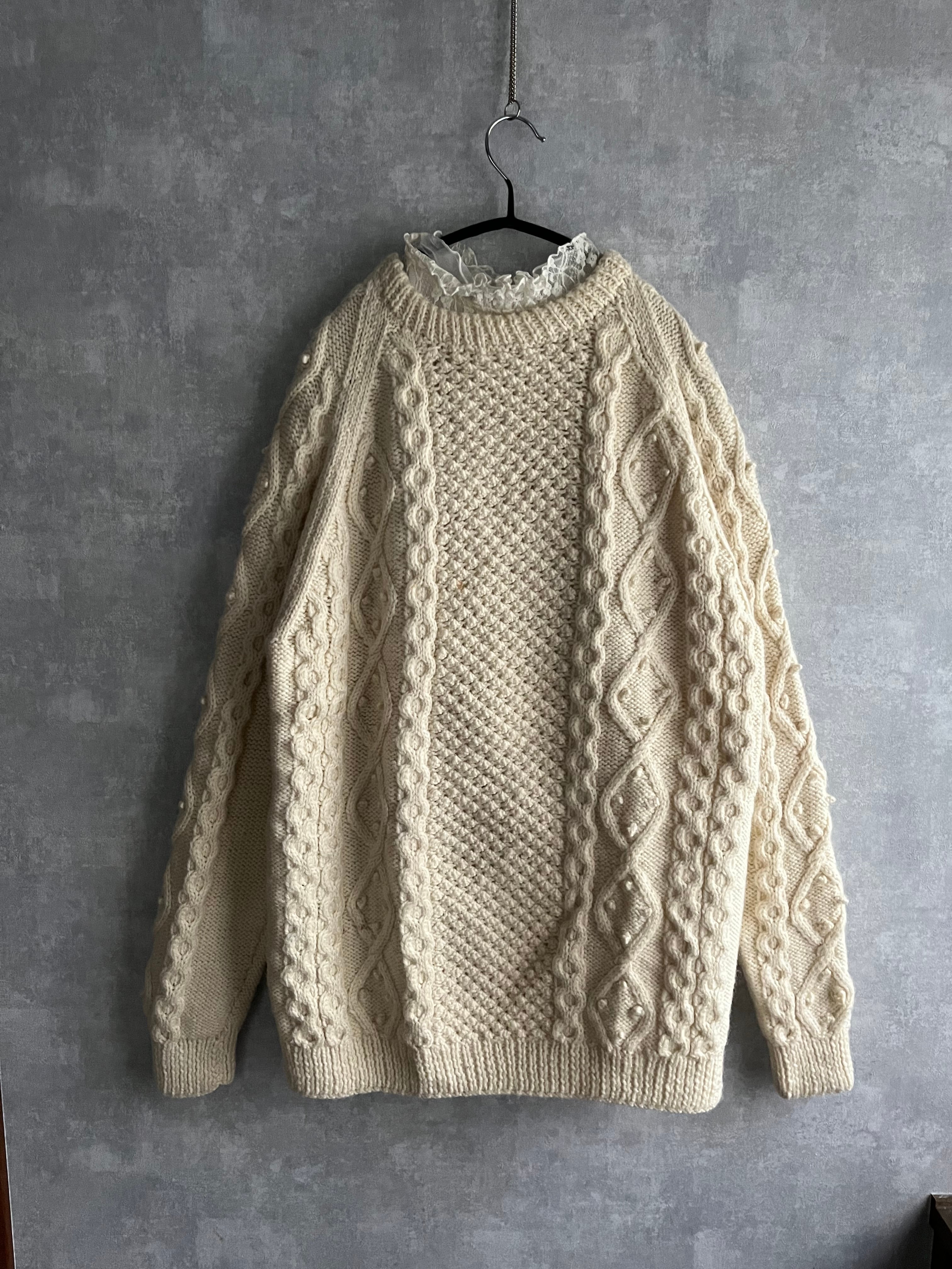 Eddie Bauer ワッフルニット セーター XL vintage 菅田将暉 Eddie Bauer ワッフルニット セーター XL vintage 菅田将暉 Eddie