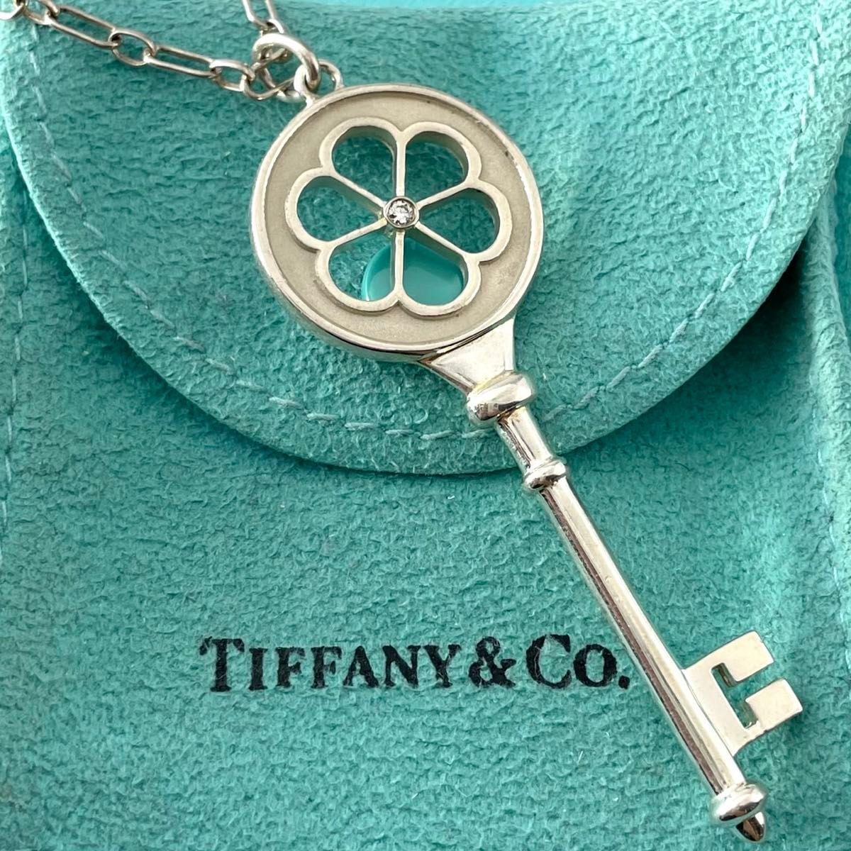 ティファニー 3.9mm ダイヤ プラチナ バイザヤード ネックレス RW5e Tiffany & Co. - ティファニー 3.9mm ダイヤ プラチナ バイザヤード