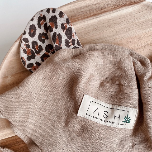 MOUSE CAPPUCCINO｜タイプ：Hat / ツバ：Straight / 耳：Leopard