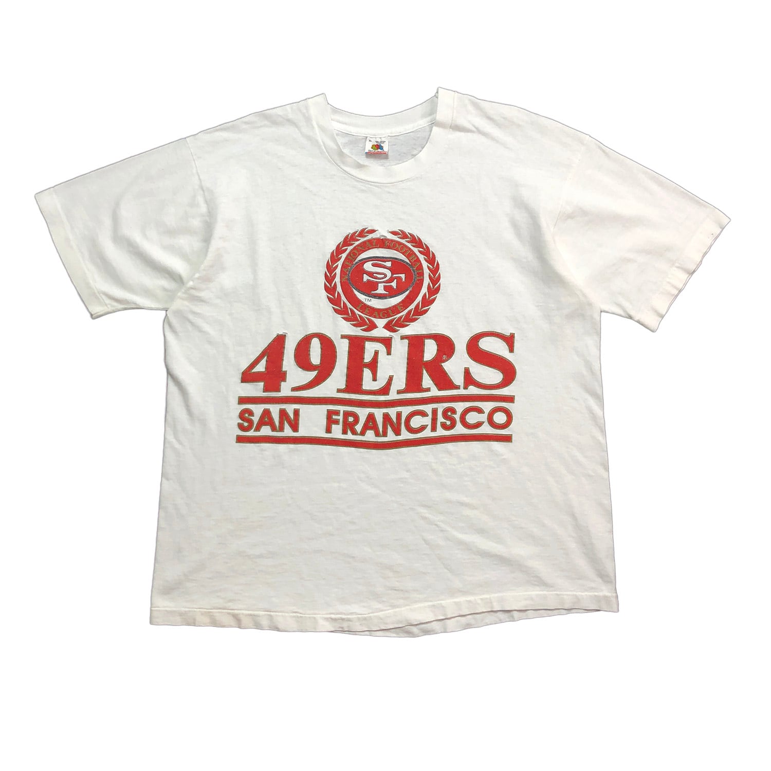 90年代 リー Lee SPORT NFL SANFRANCISCO 49ERS サンフランシスコフォーティナイナーズ スポーツプリントTシャツ メンズM ヴィンテージ /eaa319763