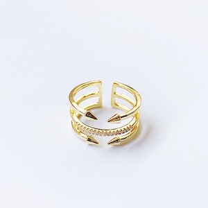 Triple Open Ring KRE1673