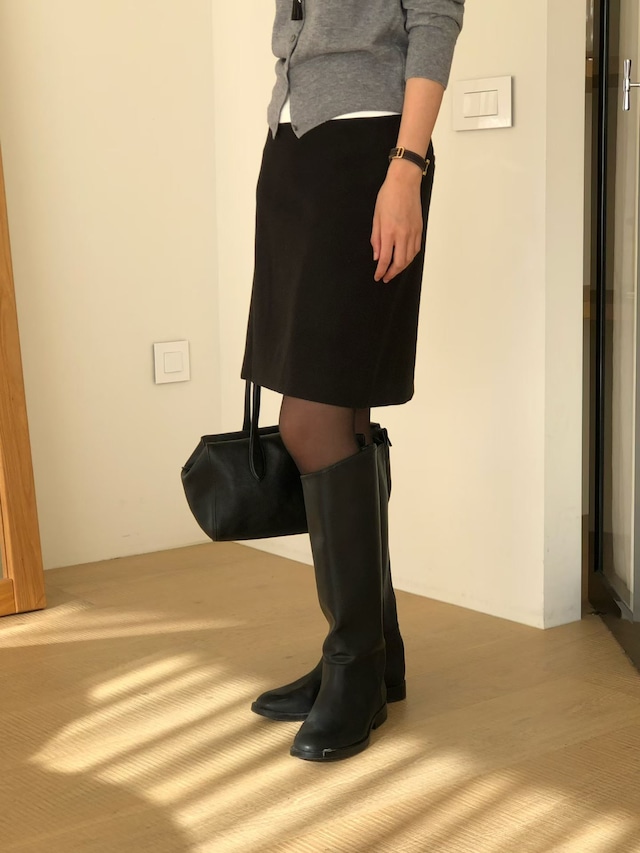 (予約) verveine / Luzé wool midi skirt 2color