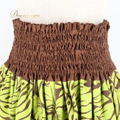 フラダンス 衣装 パウスカート ブラウン系 プアラニ 日本製 モンステラ柄 ハワイアンプリント アロハ フラ ダンス レッスン 練習 茶 黄緑 グリーン系 ハワイアンダンス レディース フラダンス スカート フレア おしゃれ 大人っぽい 上品 花柄 植物柄 フレアスカート セットアップ風 ルームウェア 部屋着 エレガント かわいい 綺麗め 柄スカート モンステラリーフ ボタニカル柄 葉っぱ柄 南国風 ハワイ挨拶 コスチューム 衣装用 ステージ衣装 発表会 文化祭 レッスン用 練習着 トレーニングウェア