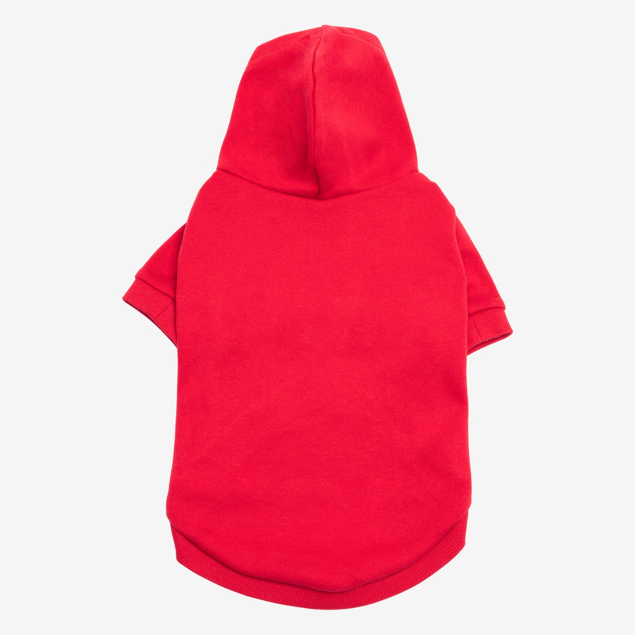 PET HARF SLEEVE FRENCH TERRY PARKA RED
