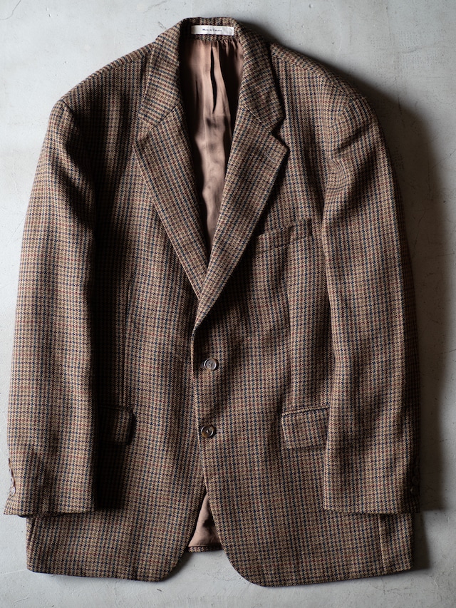 "CHAPS RALPH LAUREN" '90s vintage Wool houndstooth jacket