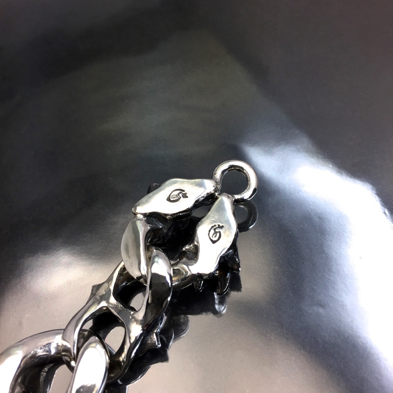 WOLF&GARGOYLES #1 CHAIN BRACELET / ウルフ&ガーゴイル #1 チェーンコンビブレスレット