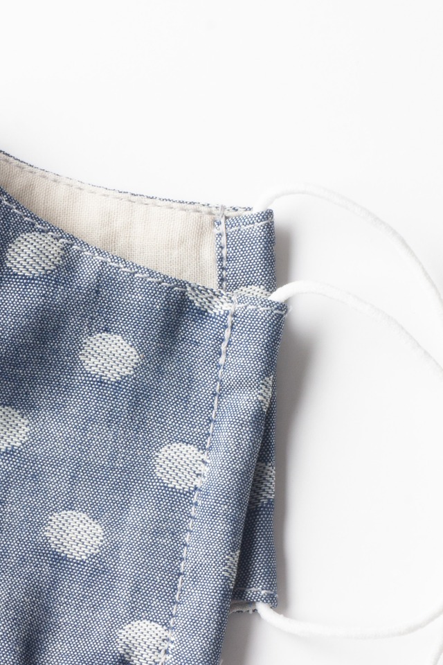 ドット柄シャンブレーマスク#999-MA