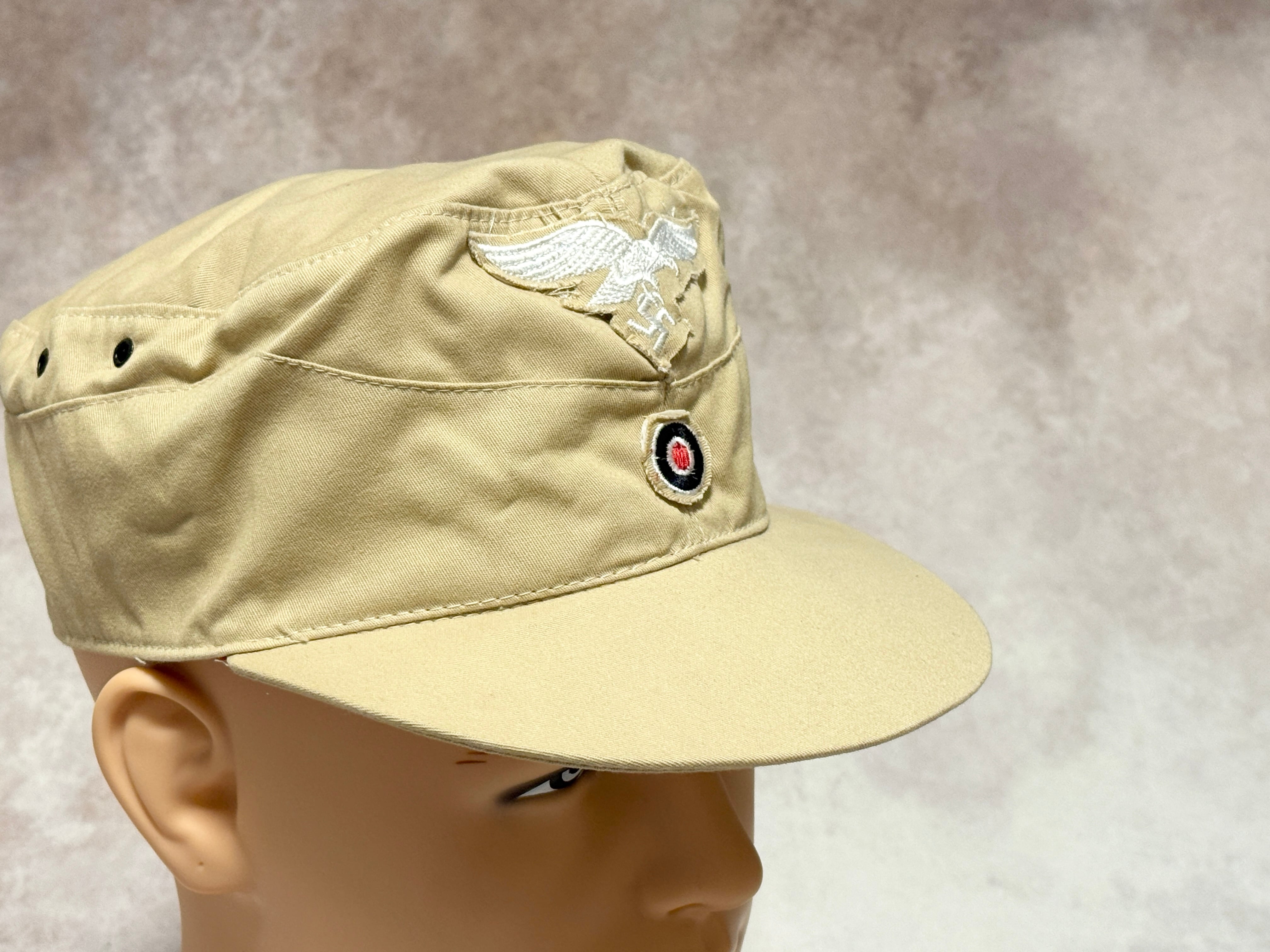 WWII ドイツ軍 M40/M41熱帯戦闘帽 59cm 空軍用【エントリーライン