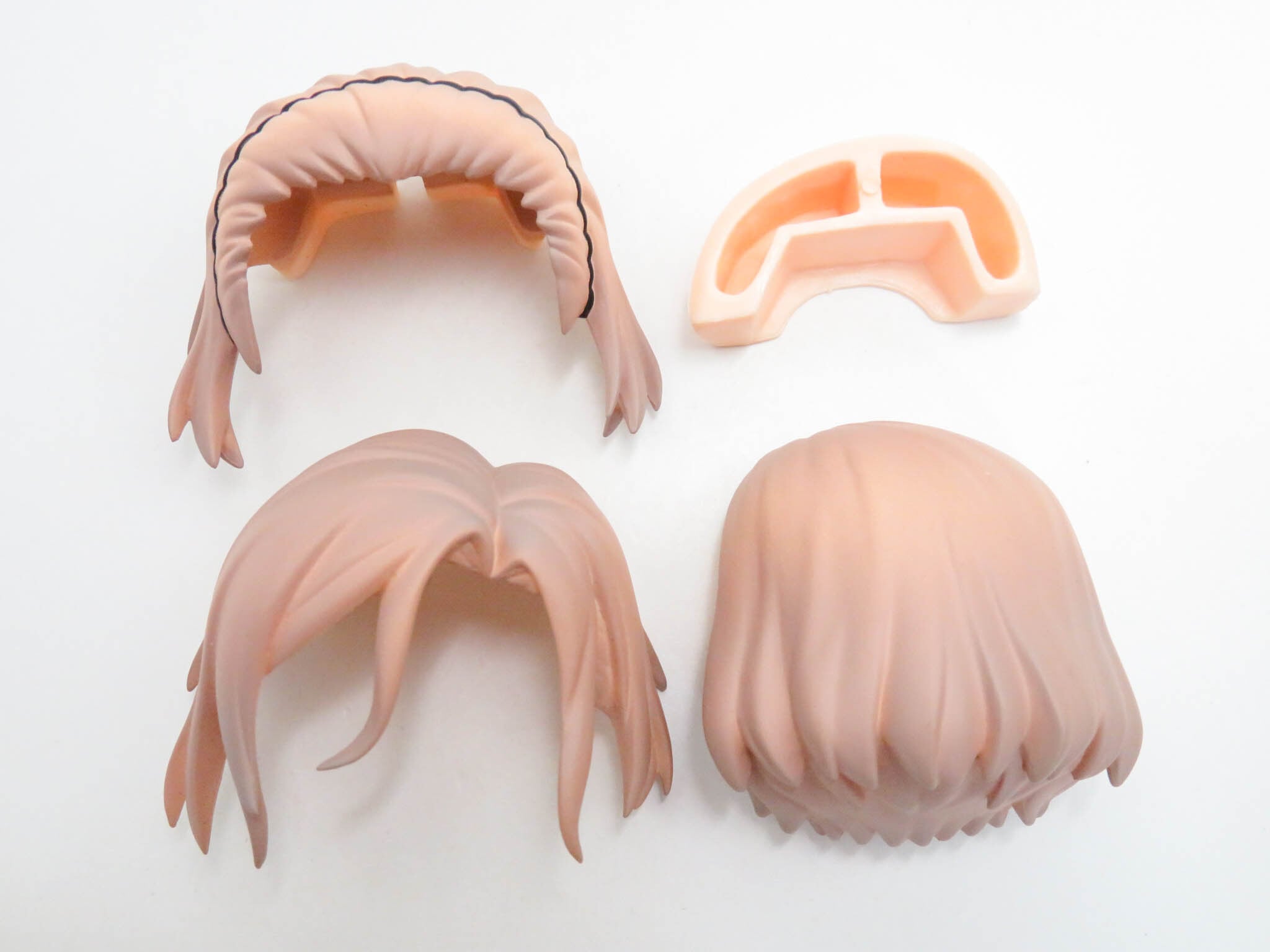 再入荷(A−ランク)【846】 摂津万里 髪パーツ セミロングと前髪上げ ねんどろいど