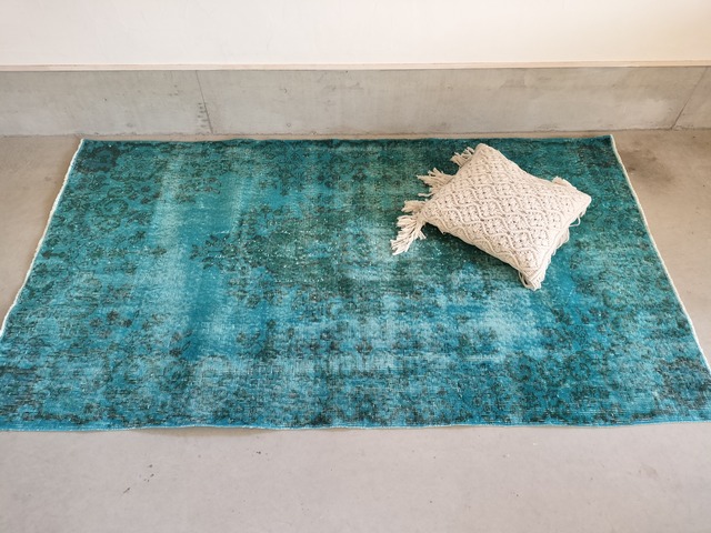 Turkish overdye rug 116✕201cm No.396
