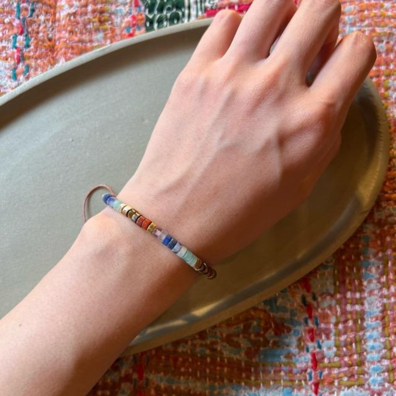 TOPANGA Accessory　Colorful Bohemian bracelet　カラフルボヘミアンブレスレット　Colorful　カラフル　ボヘミアン　ブレスレット　ジュエリー　