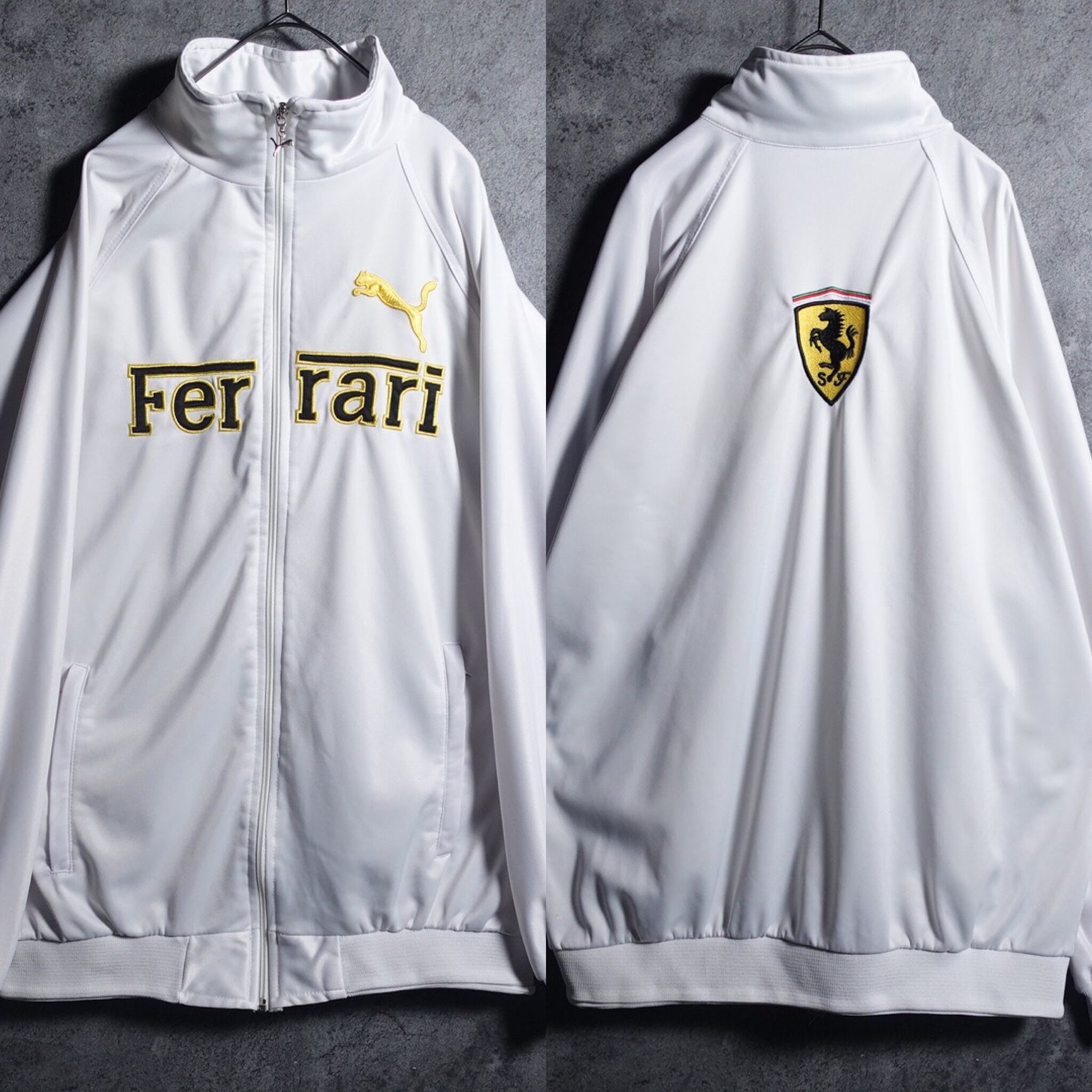 00s “PUMA” Ferrari Embroidered Design Track Jacket
