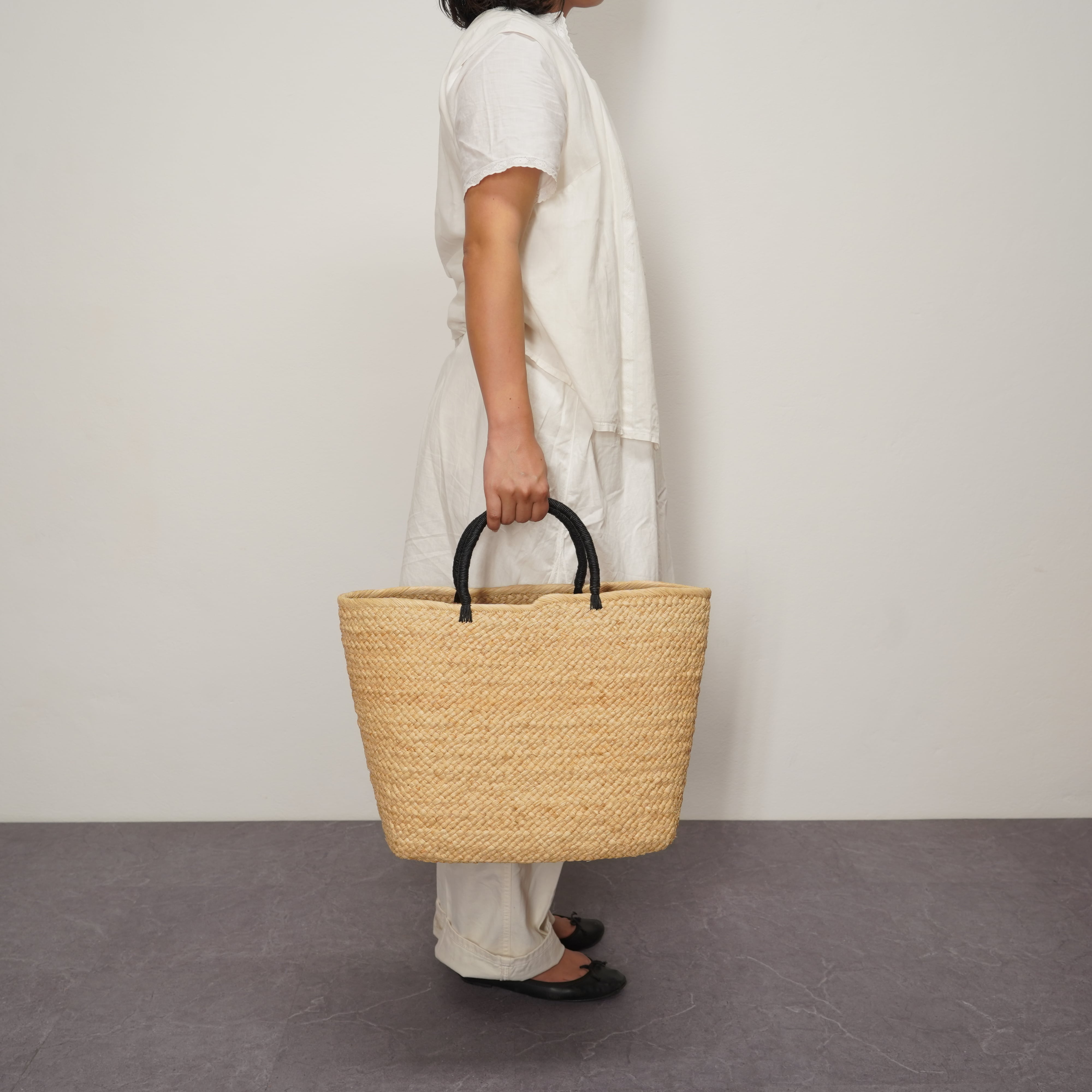 Marche Bag (L) - Color handle | AMPIANA