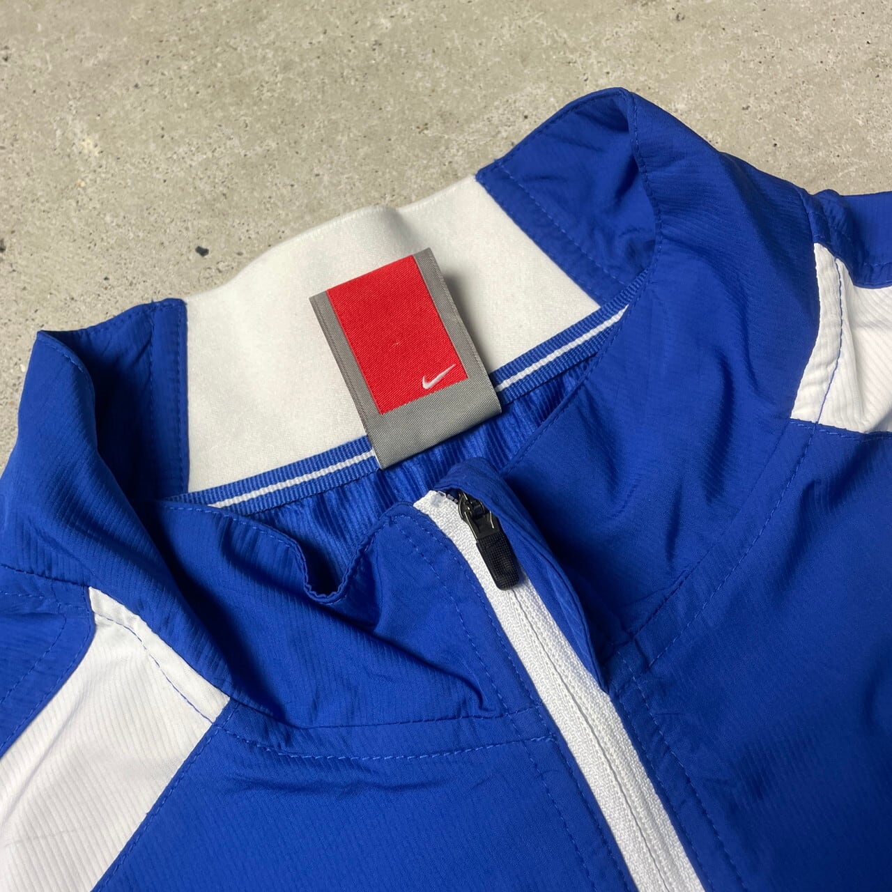 00年代 NIKE TEAM ナイキ チーム ポリエステル ハーフジップ ウォーム