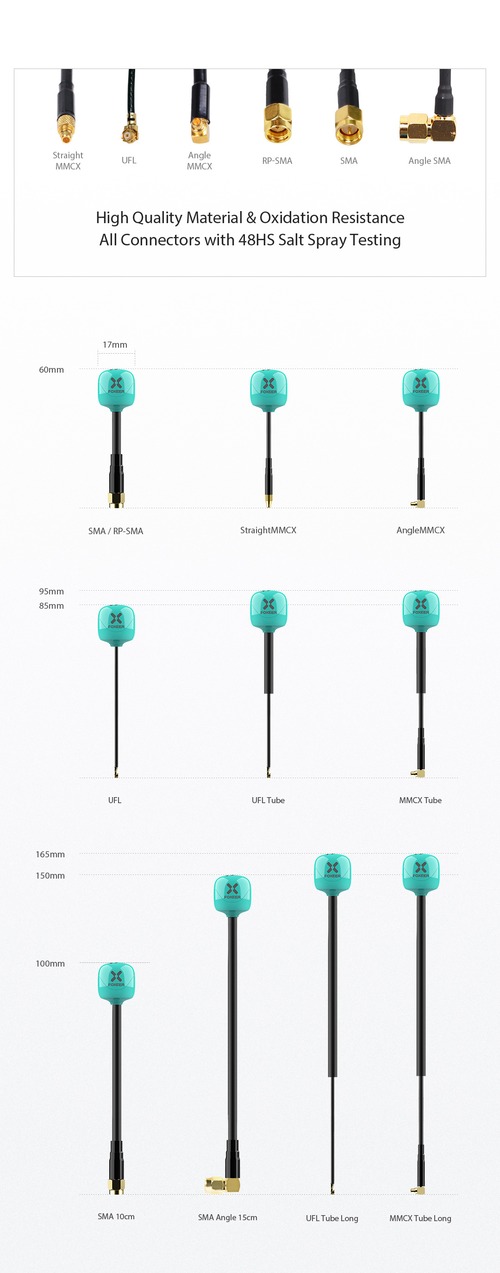 FOXEER Lollipop 4 Plus 5.8G Antenna 2pcs 各種