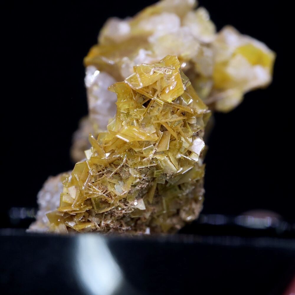 モリブデン鉛鉱 カルサイト ウルフェナイト WF154 天然石 鉱物