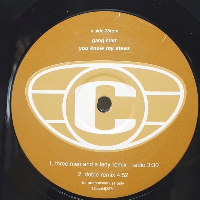 Gang Starr / You Know My Steez (UK Remixes) [12COOLDJ 337] - 画像4