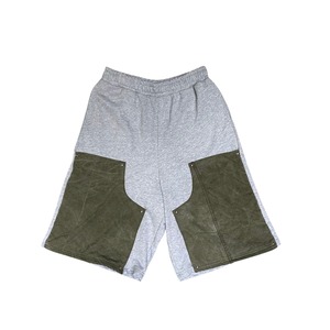 CHAPTER / double knee sweat jorts grey