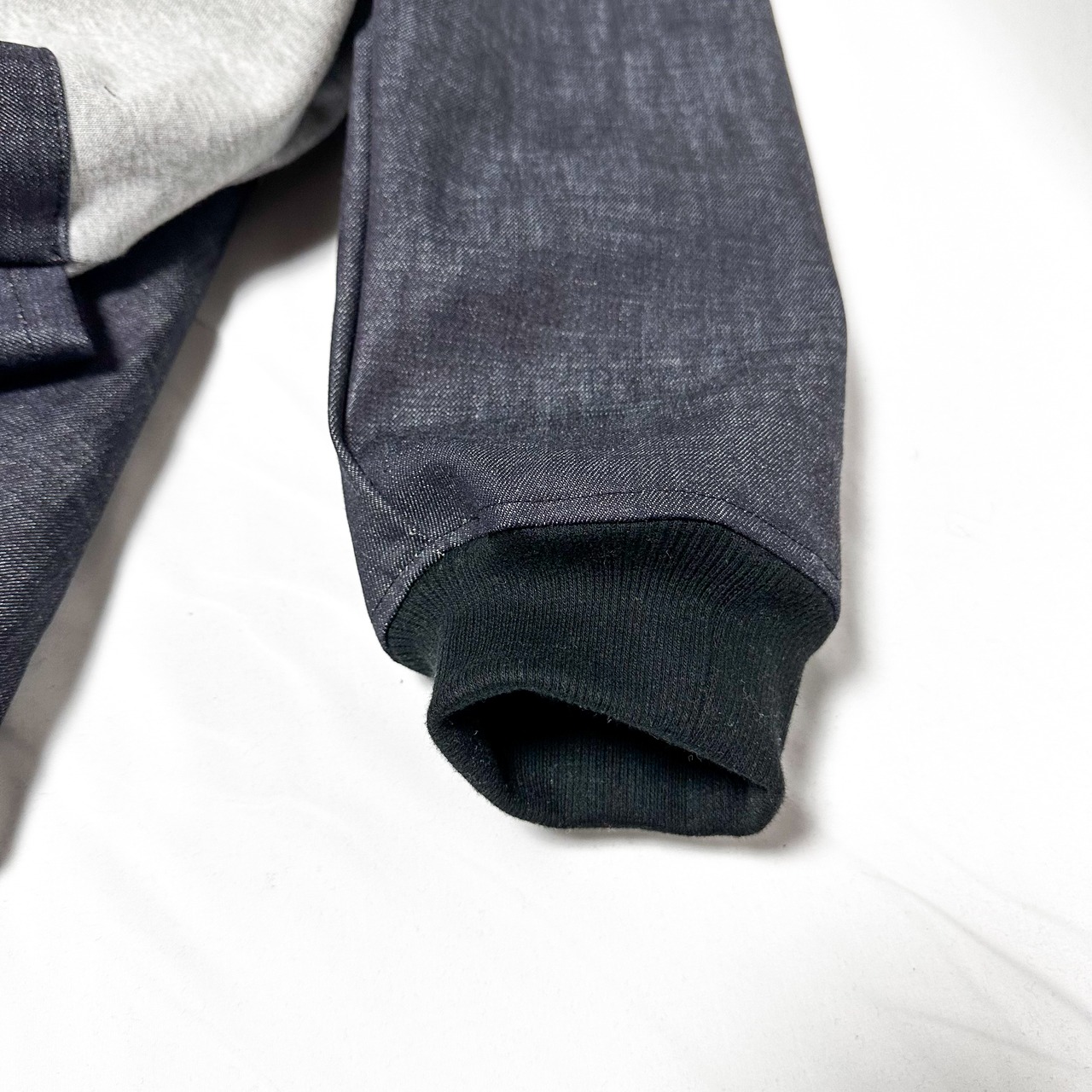 UNFINISHED オーバーサイズダメージデニムパーカー24007 　