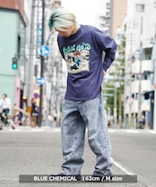 ◆ワイドストレート デニムパンツ◆be-7273y233