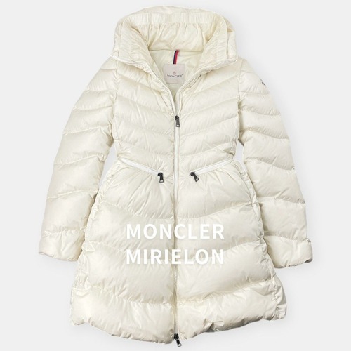 MONCLER MIRIELON モンクレール ミリエロン Aライン シルエット ダウンコート C20934999005 白 00 / J&NREUSE レディース アウター