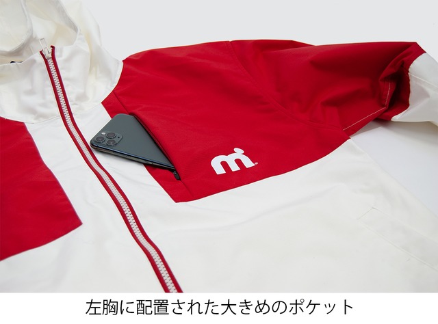 コースタルジャケット WHITE/RED