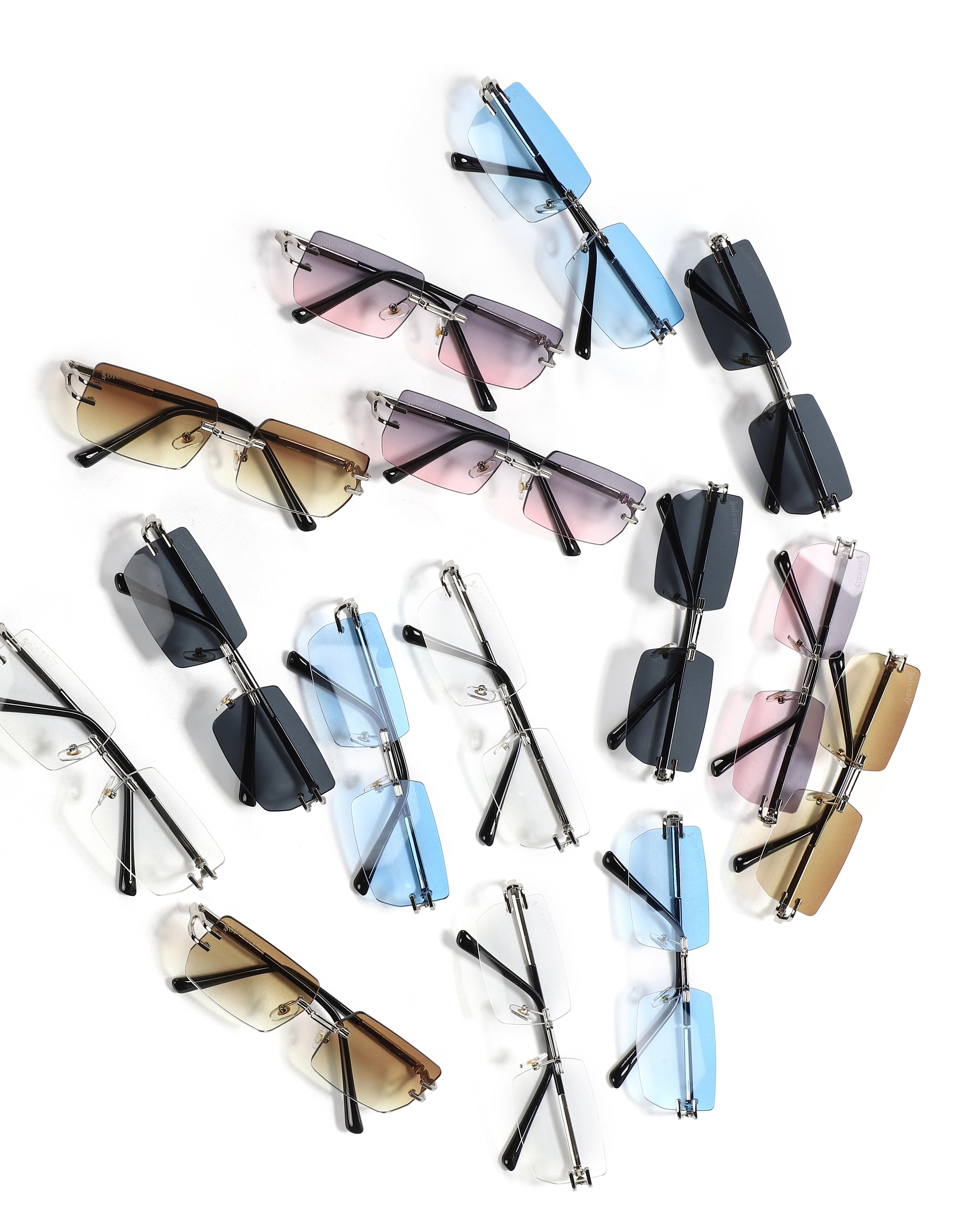 ole only rimless sunglasses in 4colors | $ole only