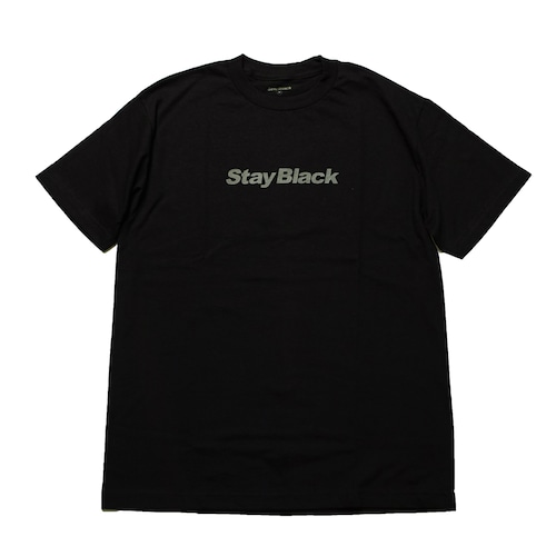 STAY BLACK ORIGINAL LOGO TEE ARMY -BLACK