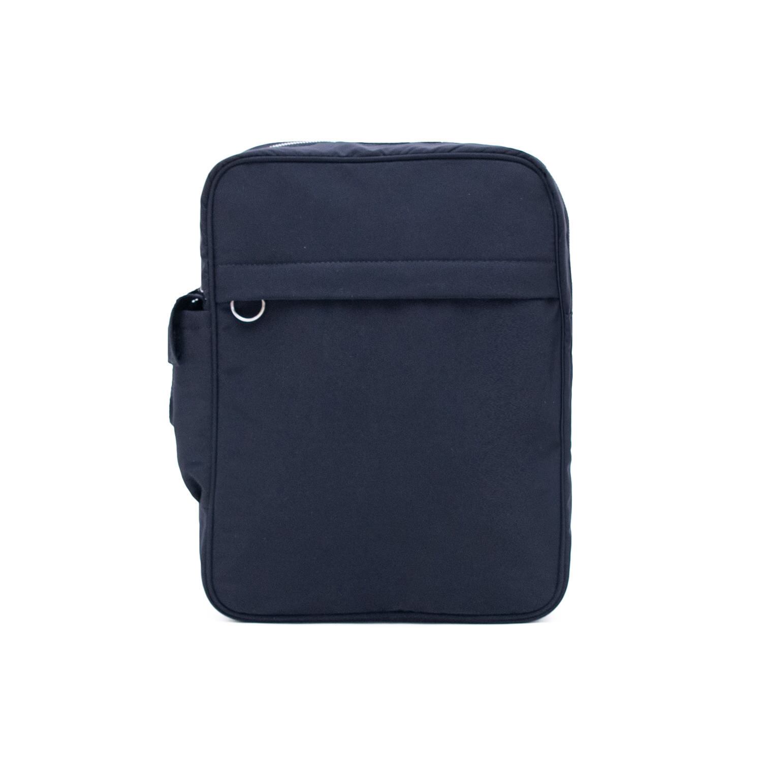 Velcro Square Shoulder Bag Black LO-19-ZX-10 | lorinza