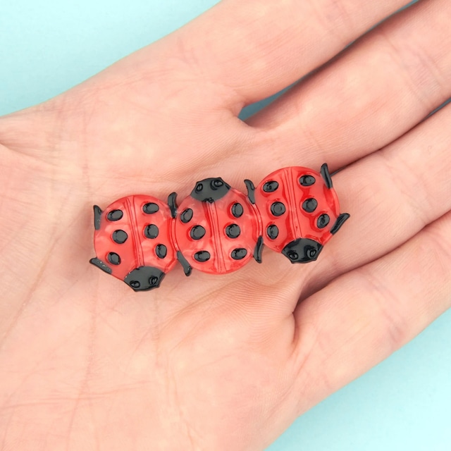 «即納» Coucou Suzette Ladybug Hair Clip ククシュゼット ヘアアクセサリー