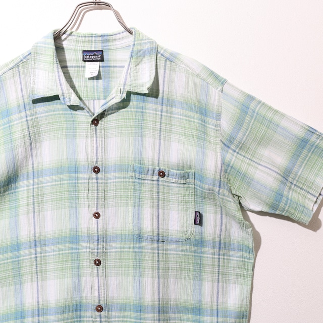 極美品 XL 10年 A/C Yarn Dye Shirt Patagonia ACシャツ ヤーンダイ パタゴニア