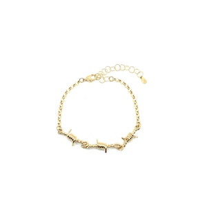 gunda<ガンダ>WIRE BRACELET/B K18Gold [ワイヤーブレスレット/B 18金]