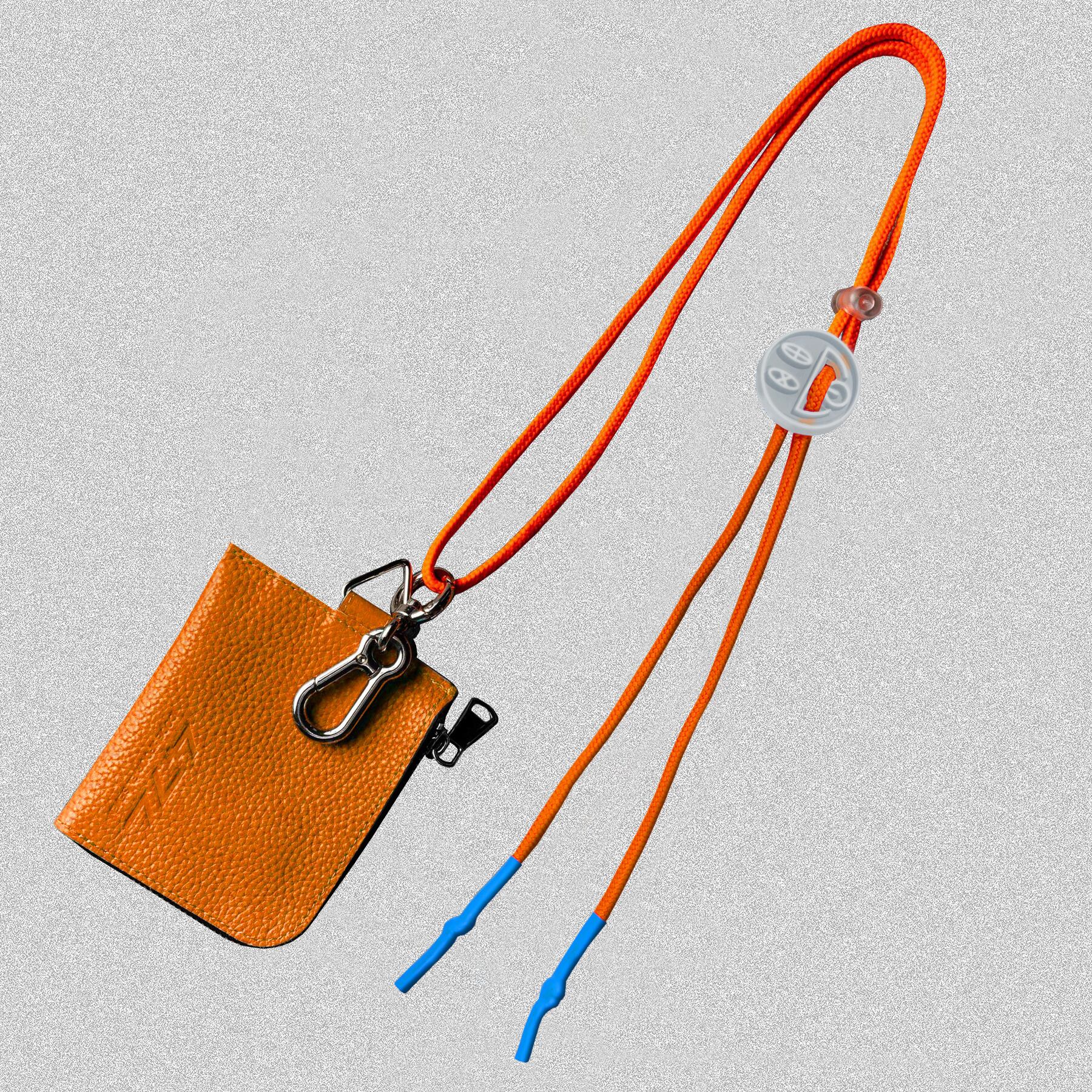 FILE_2021_4 #LOGO刻印レザーウォレット +「DO-0001」シリコントップ付 (ORANGE)