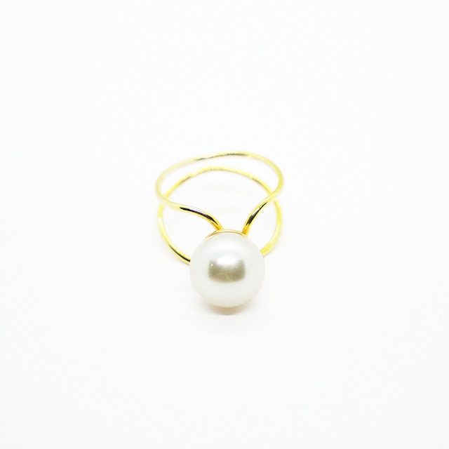 Perl Ring｜Pearl x Gold