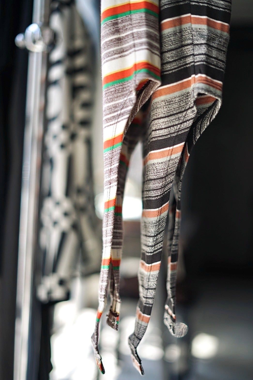FUMIKA_UCHIDA / Grandrelle multi stripe bodysuit (BROWN,BLACK