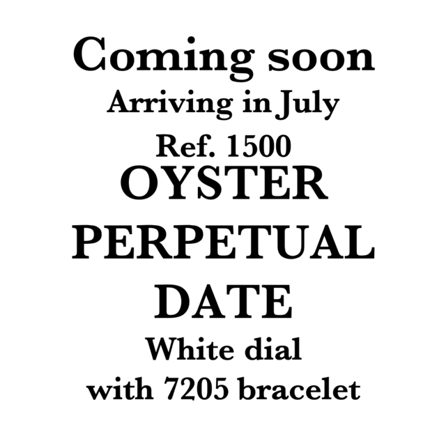 Rolex Oyster Perpetual Date 1500 (1******) White Dial