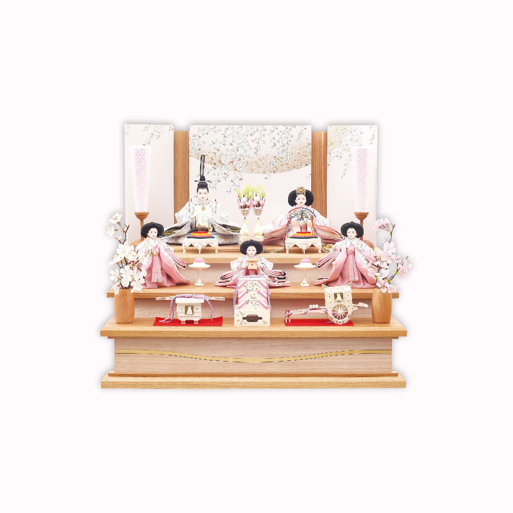 雛人形<三段飾り>七宝|ひな人形