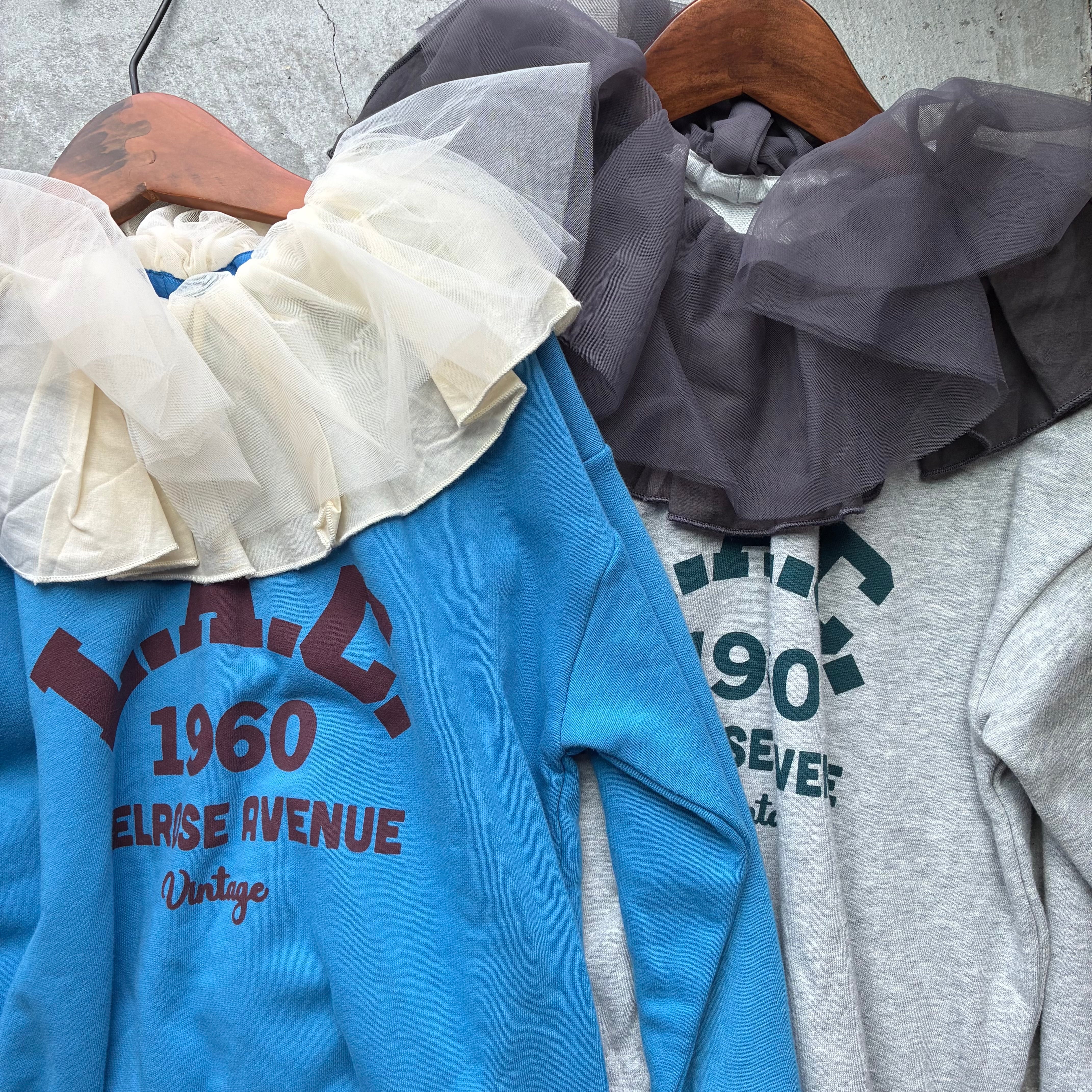 【即納】O&G フリルカラースウェット 90~140