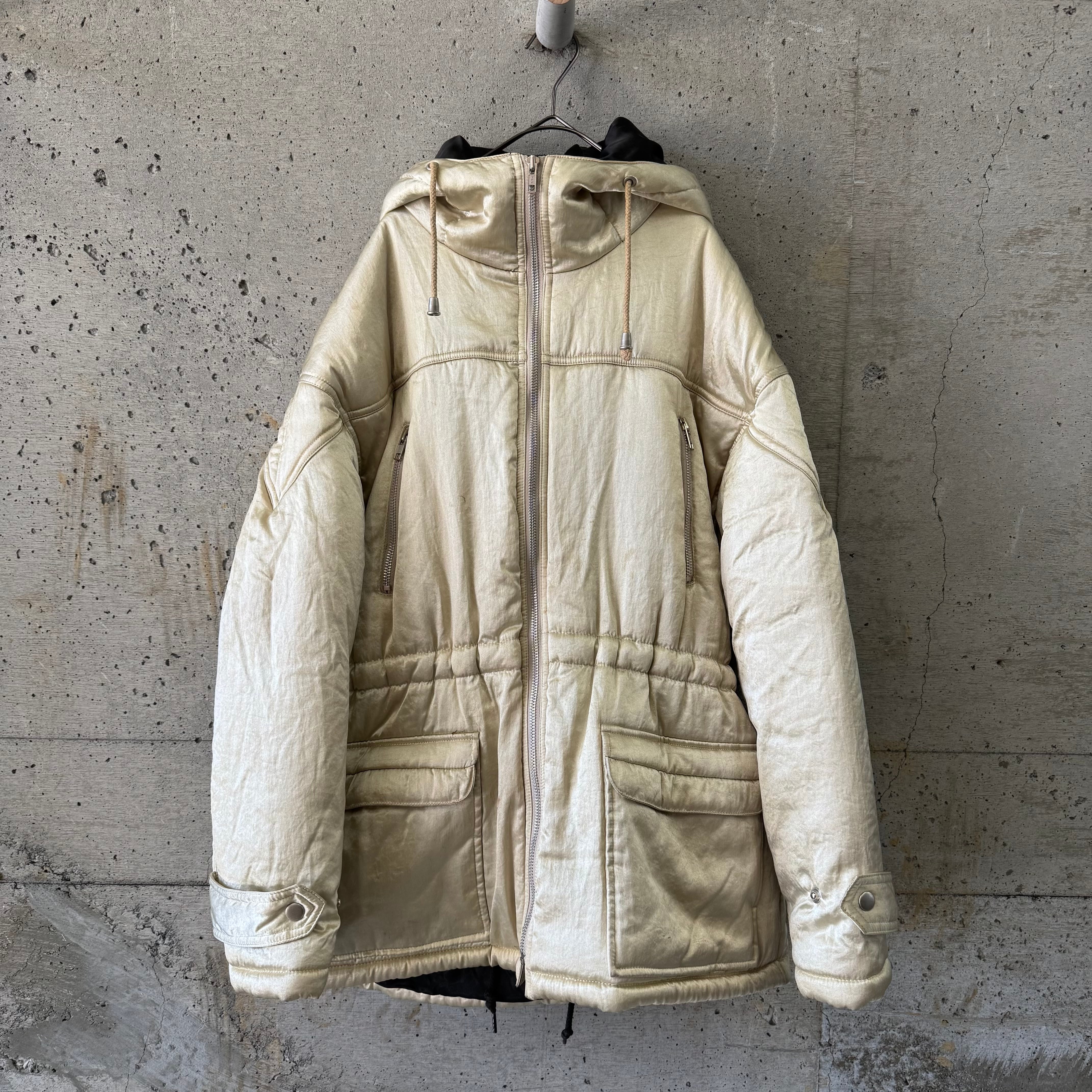 Gold beige padded jacket