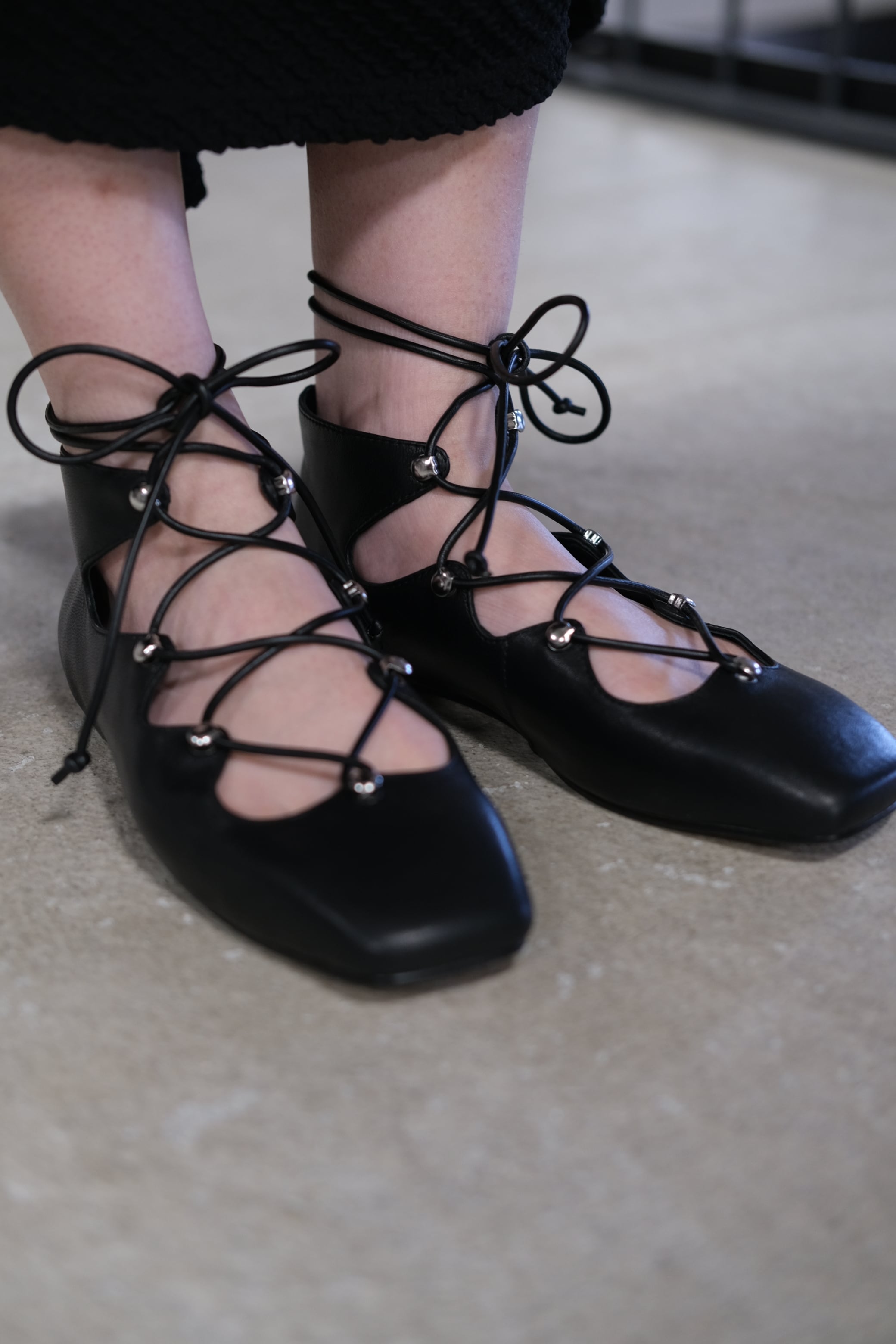 FETICO】LEATHER LACE-UP PUMPS | loop