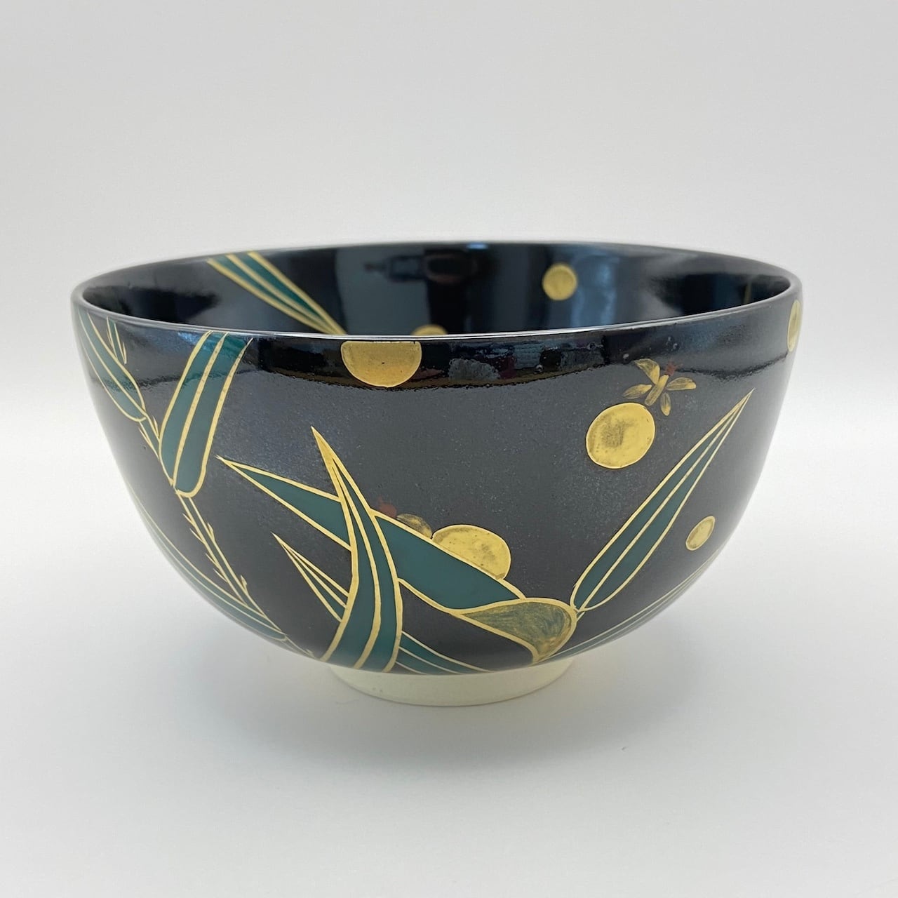 新古】茶碗 色絵 蛍手 唐子 橋本美峰 共箱入 | 茶道具 錦玉堂