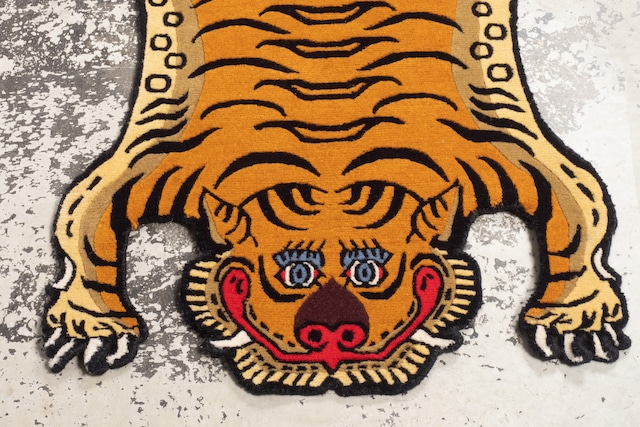 Tibetan Tiger Rug 《Sサイズ•ウール155》チベタンタイガーラグ