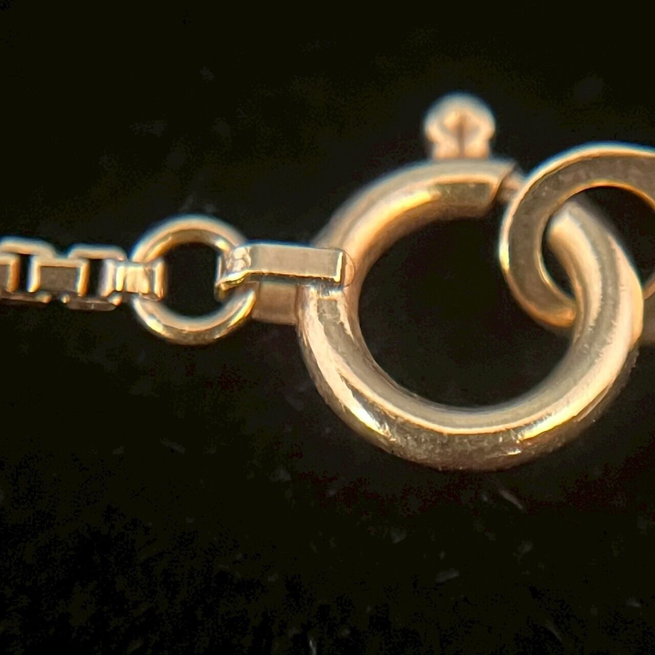 18K ネックレス 750刻印 造幣局旗マーク付き ハート型ペンダント 18金(K18) チェーンネックレス 750 造幣局マーク 40.0cm 3.7g | 18金